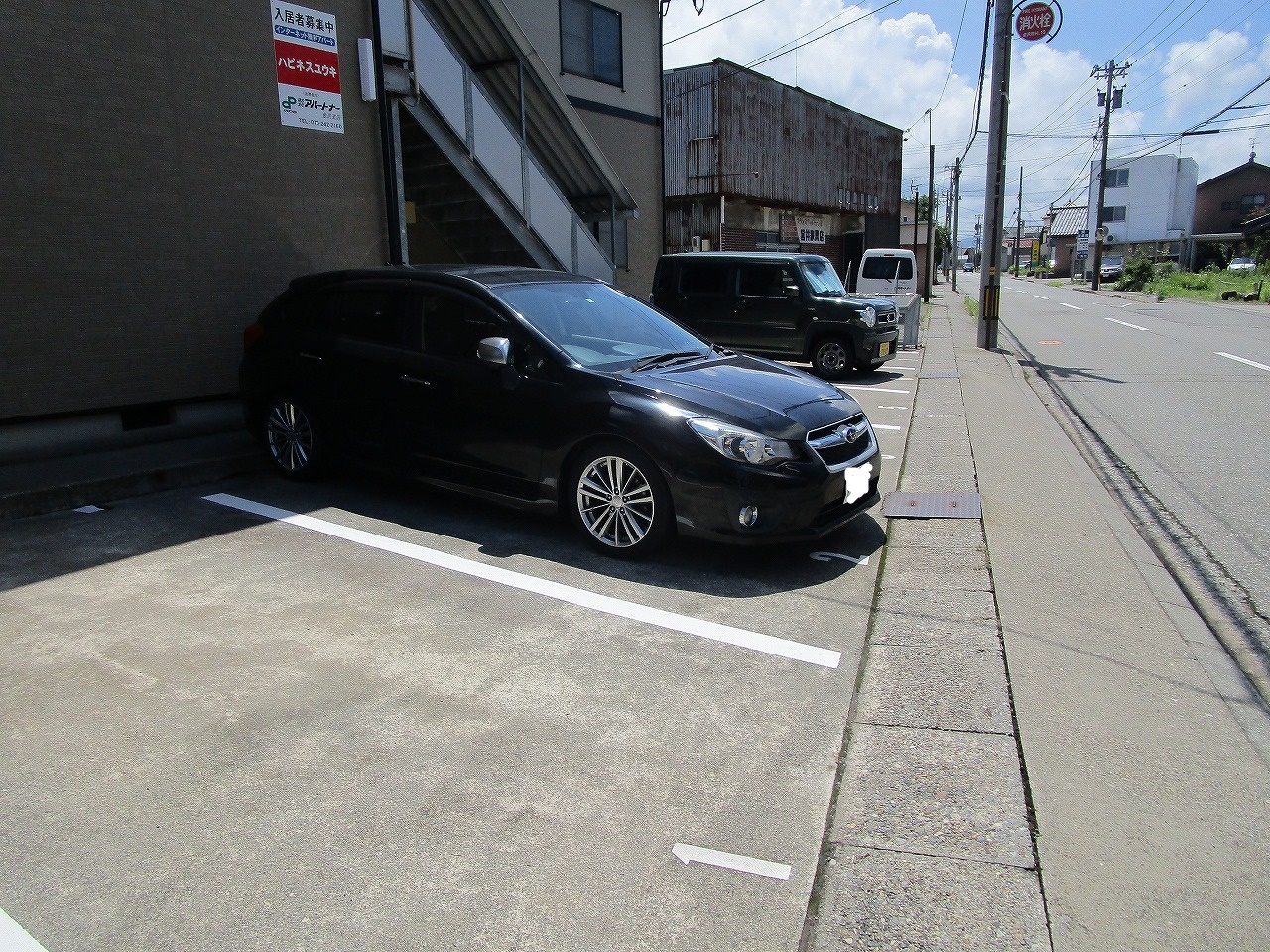 ハピネスユウキ 駐車場